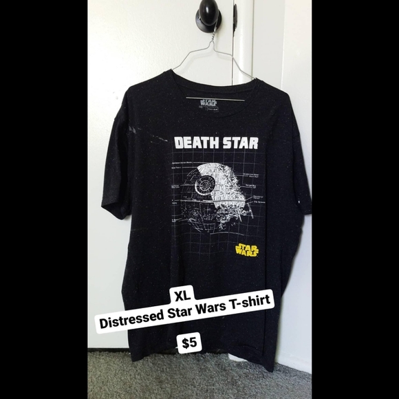 Distressed Star Wars T-Shirt - Picture 1 of 1